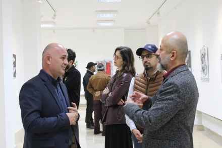 ‘FİLİSTİN Uluslararası Afiş ve Baskı Sergisi’ açıldı